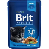 Brit Premium Cat Kitten Chicken - wet cat food 100G Art629974