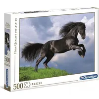 Clementoni Puzzle 500 elementów Fresian Black Horse 35071