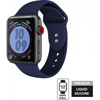 Crong Liquid Band - Pasek Apple Watch 42/44 mm Granatowy Crg-44Lqb-Mbl
