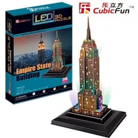 Cubicfun Puzzle 3D Empire State Building Światło - L503H