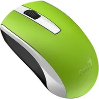 Genius Mysz Eco-8100, 1600Dpi, 2.4 Ghz, optyczna, 3Kl., bezprzewodowa Usb, zielona, wbudowany akumulator 31030010414