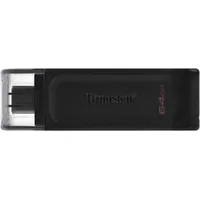 Kingston Technology Datatraveler 70 Usb flash drive 64 Gb Type-C 3.2 Gen 1 3.1 Black Dt70/64Gb