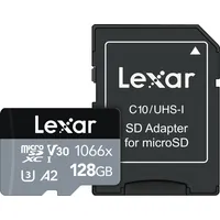 Lexar Karta Professional 1066X Microsdxc 128 Gb Class 10 Uhs-I/U3 A2 V30 Lms1066128G-Bnang