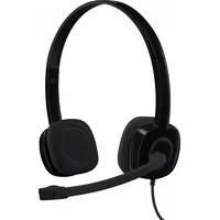 Logitech H151 Headset Head-Band 3.5 mm connector Black 981-000589