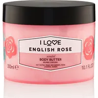 Noname I LoveScented Body Butter nawilżające masło do ciała English Rose 300Ml 5060351545846
