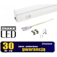 Nvox Świetlówka led liniowa t5 60Cm 8W on/off neutralna 4000K lampa natynkowa zintegrowana z oprawą Art436605