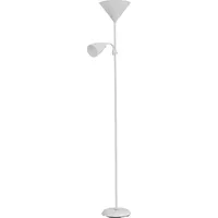 Orno Lampa stojąca podłogowa Urlar, 175 cm, max 25W E27, E14, biała Ls-2/W
