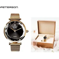 Peterson Zegarek Naręczny zegarek damski z mechanizmem kwarcowym  Nosize 20369