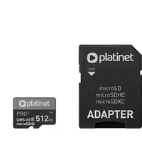 Platinet Karta Secure Digital Microsdxc 512 Gb Class 10 Uhs-Iii/U3 A2  Pmmsdx512Uiii