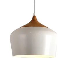 Platinet Lampa wisząca Pendant Lamp Reja P150322-L E27 Metal WhiteWood 35X26 44031 Ppl010Ww