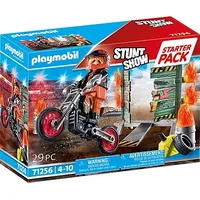 Playmobil Starter Pack Pokaz kaskaderski ze ścianą ognia 71256