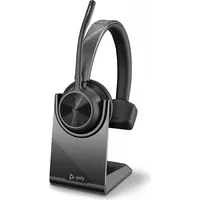 Poly Voyager 4310 Uc Headset Wireless Head-Band Office/Call center Usb Type-A Bluetooth Charging stand Black 218471-02