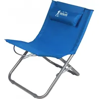 Royokamp Leżak fotel plażowy składany niebieski Art705907