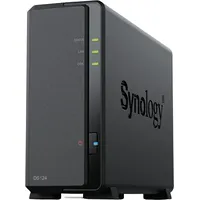 Synology Diskstation Ds124 Nas/Storage server Desktop Ethernet Lan Black Rtd1619B