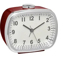Tfa 60.1032.05 Analogue Alarm Clock red