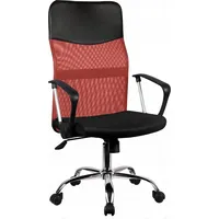 Topeshop Krzesło biurowe Nemo Czerwony Czerwon