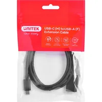 Unitek Cable adapter C476Bk-1M Usb-C M - Usb-A F 10Gbps 60 W