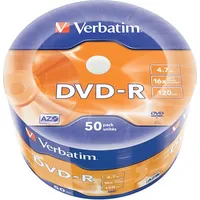 Verbatim Dvd-R 4.7 Gb 16X 50 sztuk 43788
