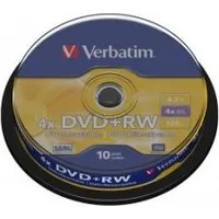 Verbatim DvdRw 4.7 Gb 4X 10 sztuk 43488