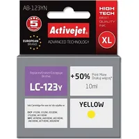 Activejet Ab-123Yn ink Replacement for Brother Lc123Y/Lc121Y Supreme 10 ml yellow
