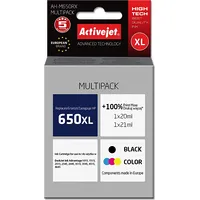 Activejet Ah-650Rx ink for Hp printer 650 Cz102Ae replacement Premium 1 x 20 ml, 21 ml black, color Ah-M650Rx