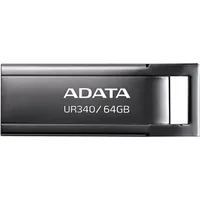 Adata Ur340 Usb flash drive 64 Gb Type-A 3.2 Gen 2 3.1 Black Aroy-Ur340-64Gbk