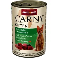 Animonda Carny Kitten smak wołowina, kurczak i królik 400G Dlzanmkmk0123