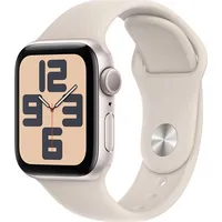 Apple Smartwatch Watch Se Gps 40Mm Starlight Aluminium Case with Sport Band - M/L,Model A2722 Art763864