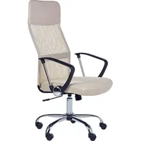 Beliani Krzesło biurowe regulowane beżowe Design Lumarko 391768 Bel