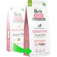Brit Care Dog Sustainable Sensitive Insect Fish - 24Kg 12Kgx2 100-172189X2