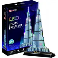Cubicfun Puzzle 3D Burj Khalifa Światło - L133H