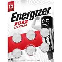 Energizer Cr2032 Lithium Disposable Speciality Battery 6 pieces 435853