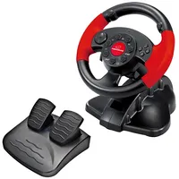 Esperanza xlyne Eg103 Gaming Controller Steering wheel Pc,Playstation 2,Playstation 3 Digital Black,Red