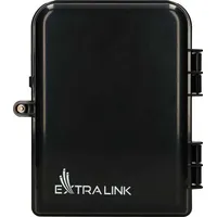 Extralink Eliza V2 16 Core Fiber Optic Terminal Box Black Mid-Span Ex.12165