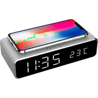 Gembird Dac-Wpc-01-S alarm clock Digital Silver