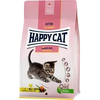 Happy Cat Kitten Farm Poultry, sucha karma, dla kociąt w wieku 2-6 mies, drób, 1,3 kg, worek Hc-9891
