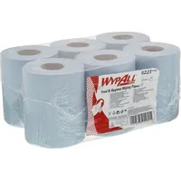 Kimberly-Clark Wypall Reach - Higieniczne ręczniki papierowe w rolce z centralnym odwijaniem Niebieskie 6223000