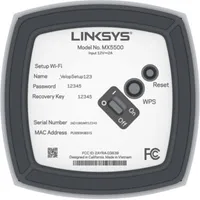 Linksys Atlas Pro 6 Dual-Band 2.4 Ghz / 5 Wi-Fi 802.11Ax White 3 Internal Mx5502-Ke