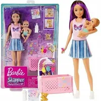 Mattel Lalka Barbie Skipper Opiekunka Łóżeczko  Bobas Hjy33