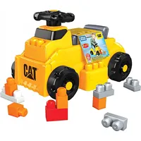 Mega Bloks Cat Build N Play Ride On Yellow/Black Hdj29