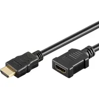 Microconnect Kabel Hdmi - 0.5M czarny Hdm19190.5Fv1.4