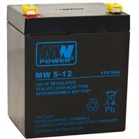 Mw Power Akumulator 12V/5Ah 5-12 T/Ak-12005/0605-T1