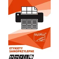 Myoffice Etykiety A4 70 X 25.4 Mm 100  Eta4070X254Os