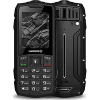 Myphone Telefon komórkowy myPhone Hammer Rock Brak danych Dual Sim Czarny Hammerrock