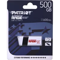 Patriot Memory Rage Prime 600 Mb/S 512Gb Usb 3.2 8K Iops Pef500Grpmw32U
