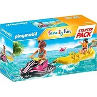 Playmobil 70906 Starter Pack Water Scooter with Banana Boat Construction Toy