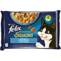 Purina Nestle Felix Sensations Mix Cod with tomatoes, sardine carrots - wet cat food 340G 4 x 85G Art620352