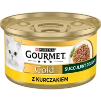 Purina Nestle Gourmet Gold Succulent Delights Chicken - wet cat food 85G Art566160