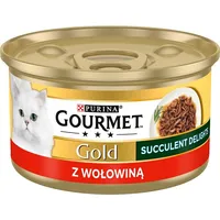 Purina Nestle Gourmet Gold Succulent Delights Beef - wet cat food 85G Art566161