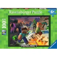 Ravensburger Puzzle 100El Xxl Monster Minecraft 133338